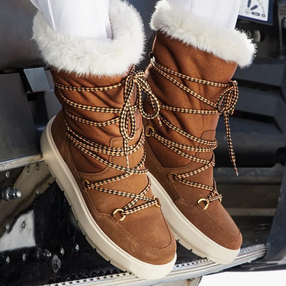 Geox Kaula Abx Suede Boots Brown